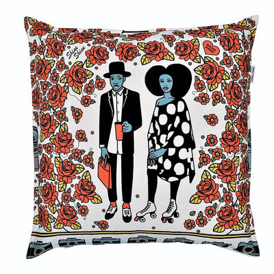 Couple Red Throw Pillows - 54kibo