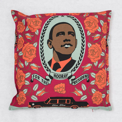 Decorative Red Obama Pillow - 54kibo