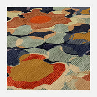 Flower Dot Rug - Strike off Sample 1x1 ft - 54kibo