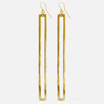 Funky Earrings Aode Long Brass - 54kibo