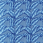 Leaf Blue Upholstery Fabric By The Yard - 54kibo