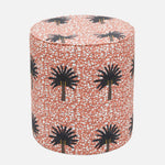 Leaf Copper Pink Floor Poufs - 54kibo