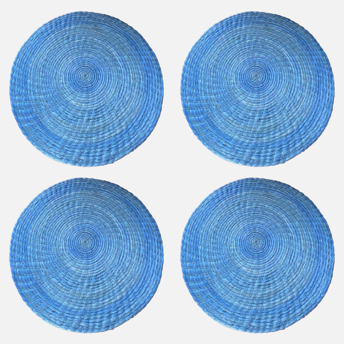 Light Blue Designer Placemats 4 Set - 54kibo