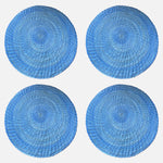 Light Blue Designer Placemats 4 Set - 54kibo