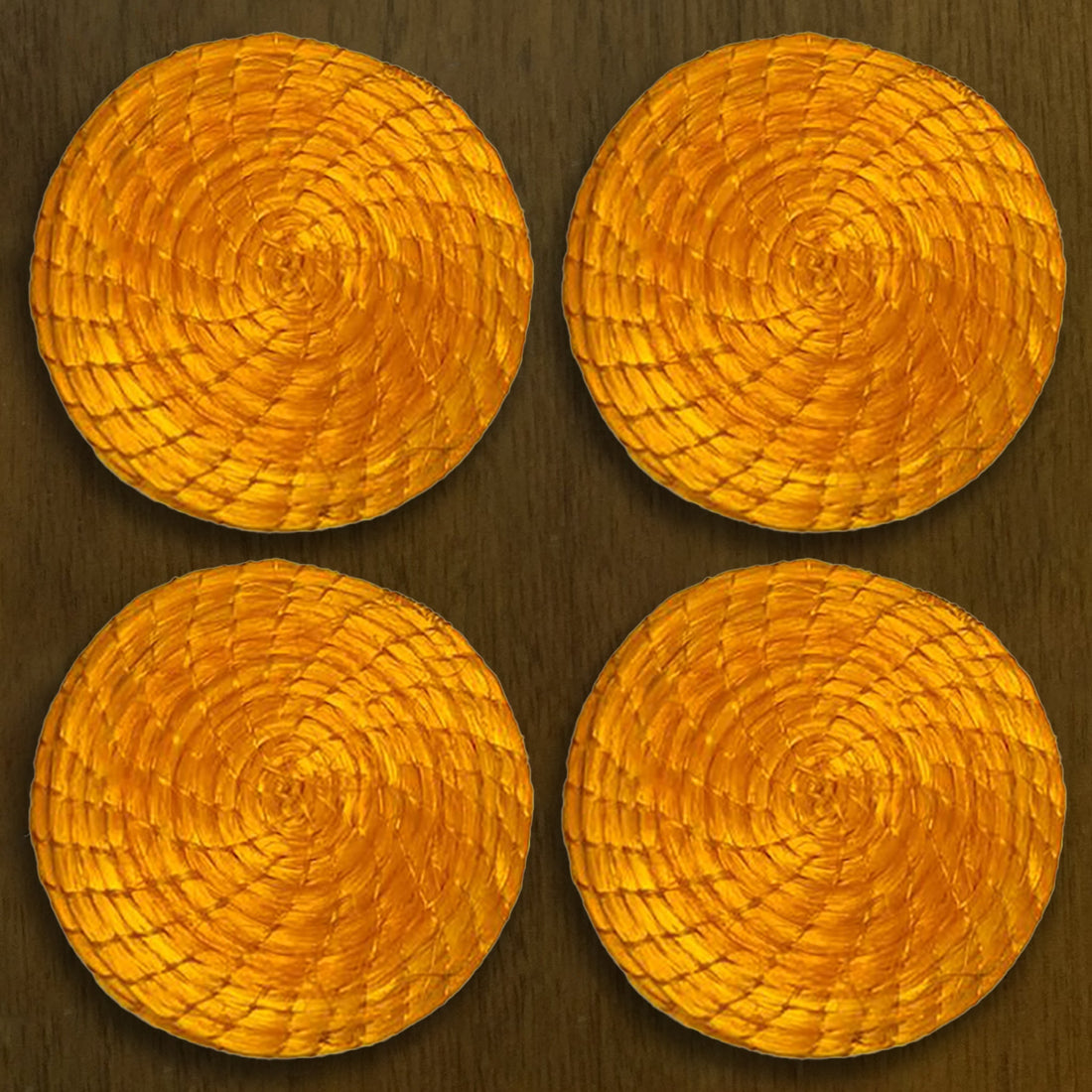 Mango Yellow Cool Coasters 4 Set - 54kibo