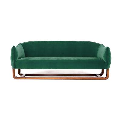 Milo Emerald Green Velvet Sofa - 54kibo