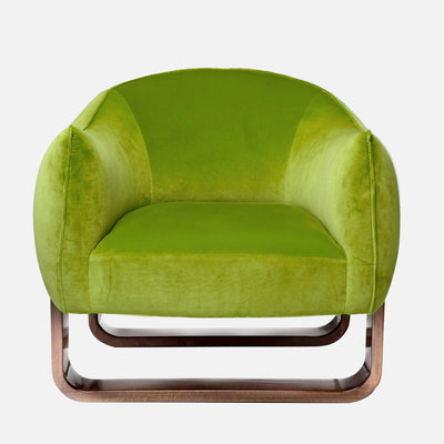 Milo Green Velvet Chair - 54kibo