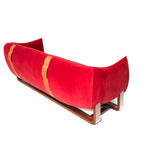 Milo Red Velvet Sofa - 54kibo