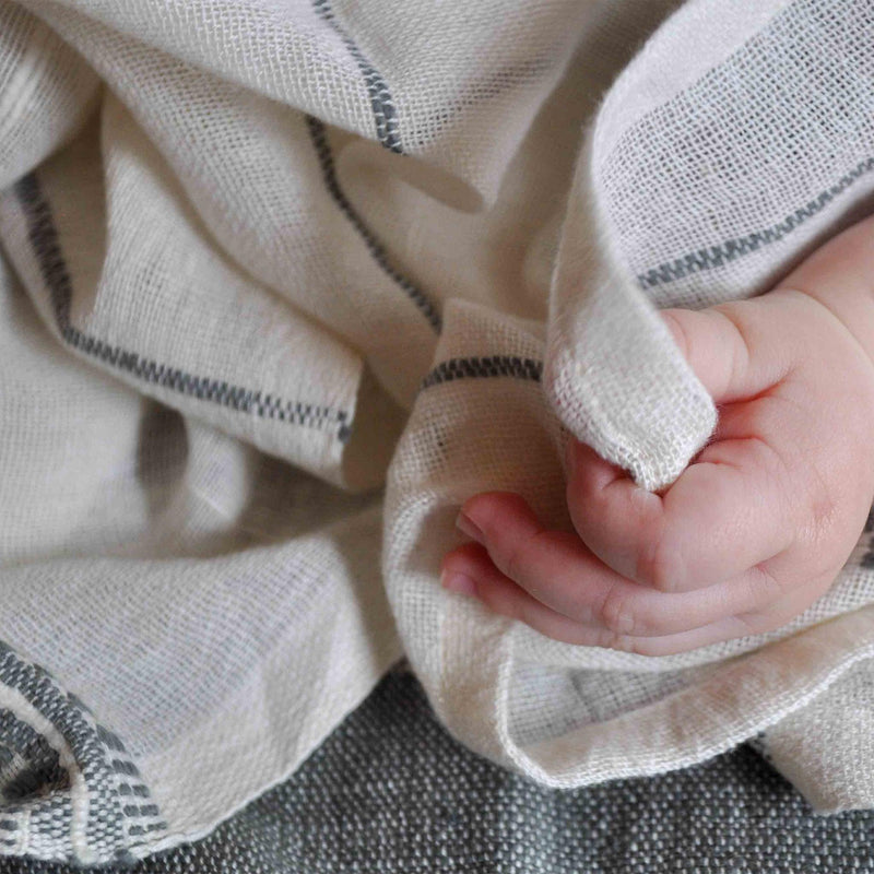 Muslin Blankets Baby Set 2 - Lali Gray Yellow - 54kibo