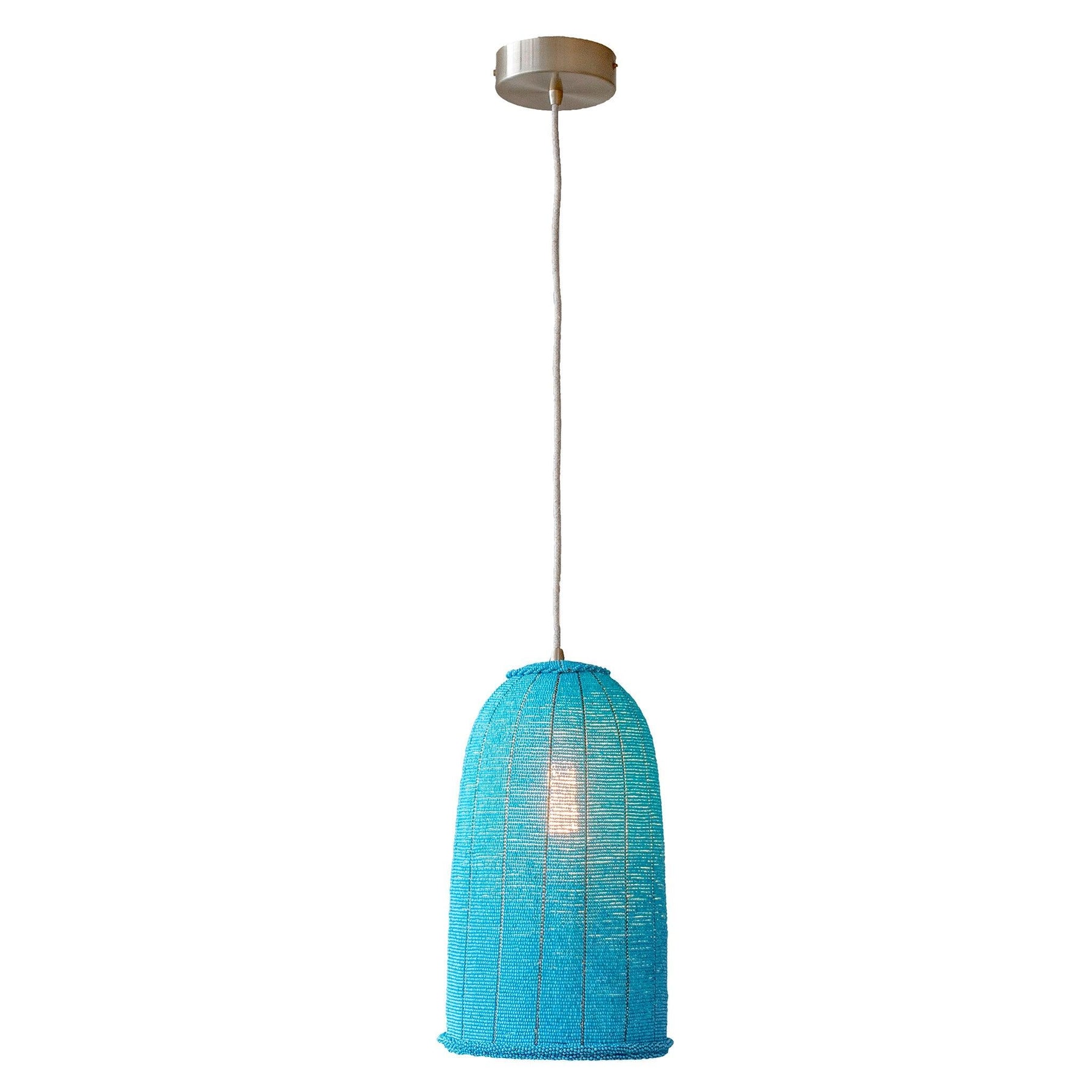 Turquoise Pendant Light | Modern Aqua Fixture - 54kibo