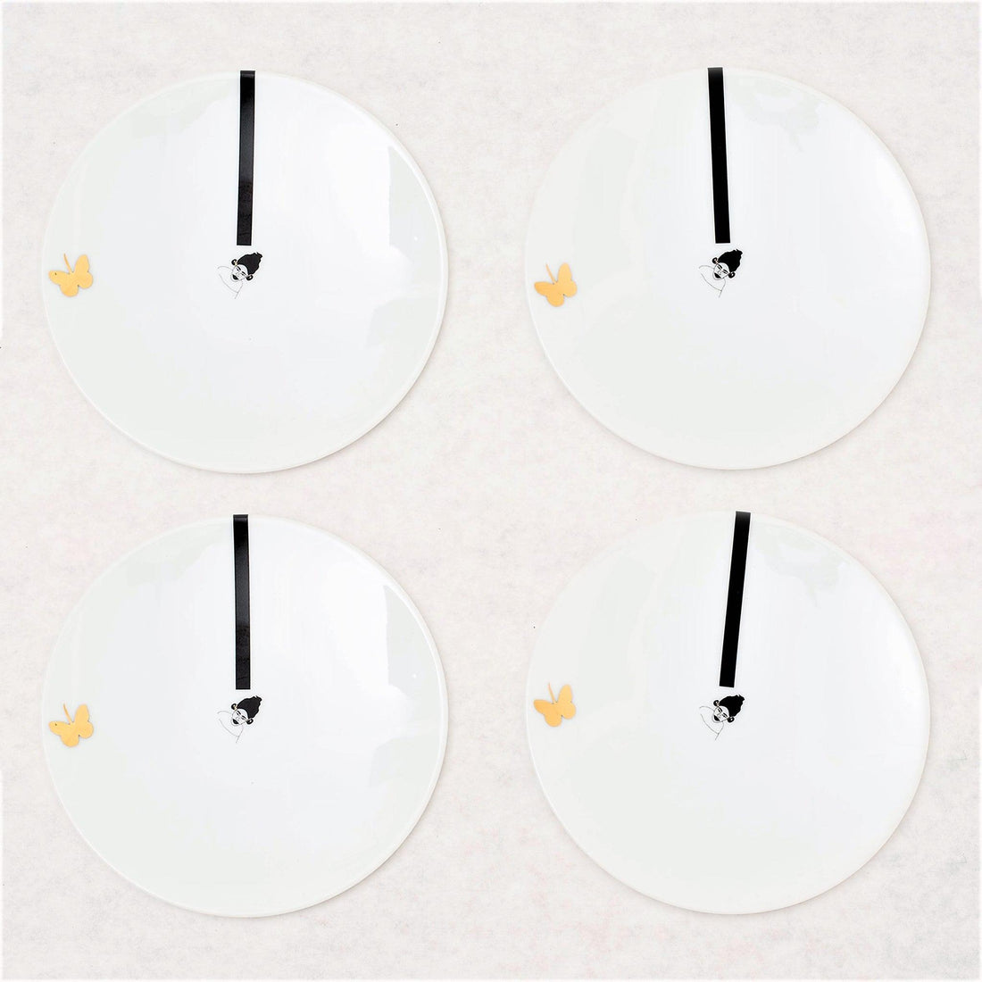 Nguka Dessert Plates Set 4 - 54kibo