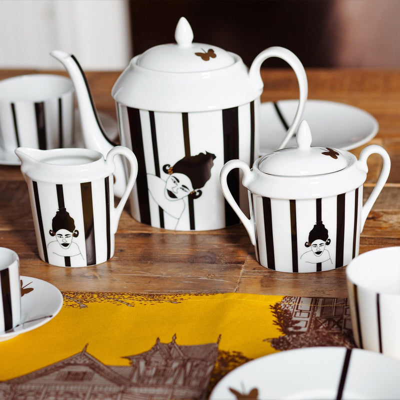 Nguka Limoges Ceramic Tea Set 11 pc - 54kibo