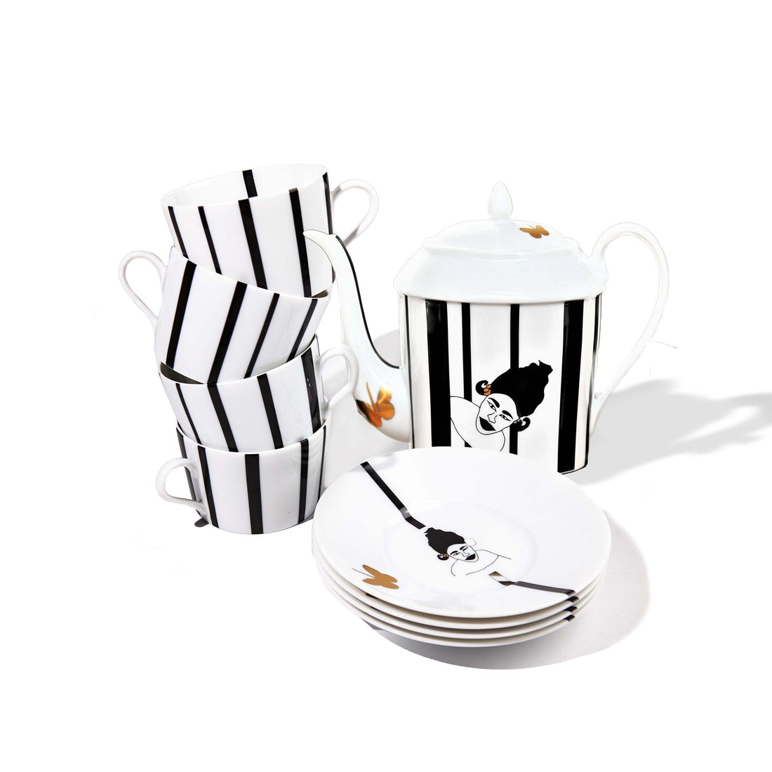 Nguka Limoges Tea Set 5 pc - 54kibo