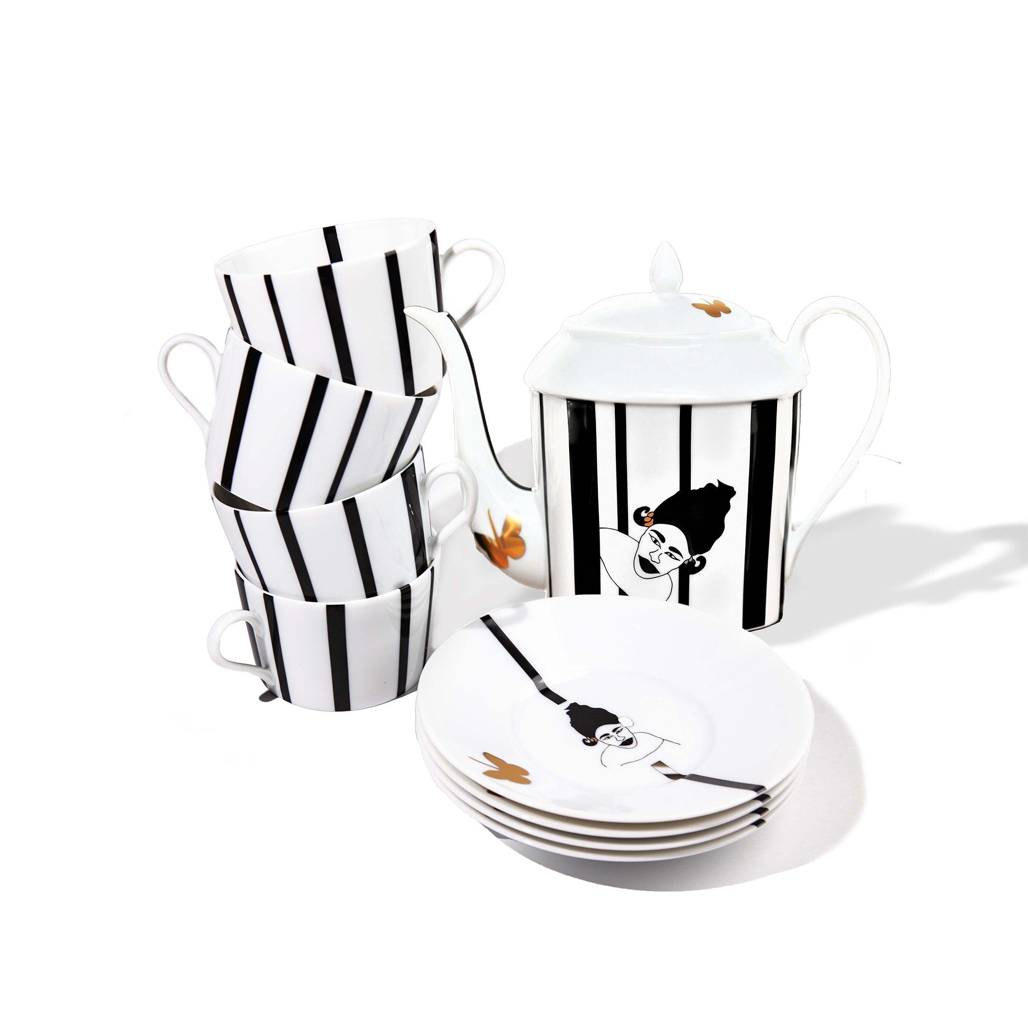 Nguka Limoges Tea Set 5 pc - 54kibo