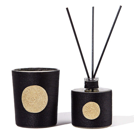 Oud Small Scented Candles, Diffuser 2 Set - 54kibo