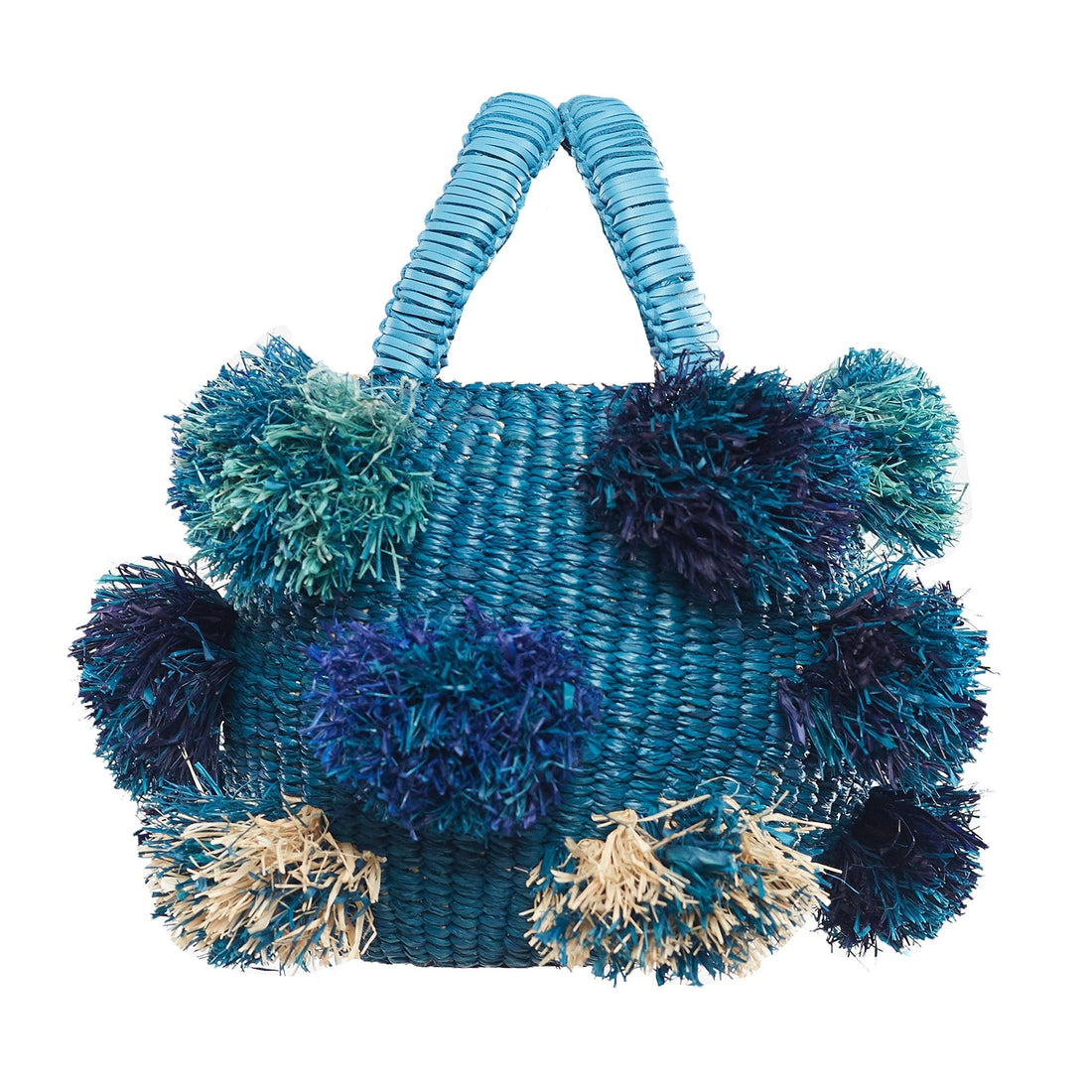 Pom Pom Bag Blue - 54kibo