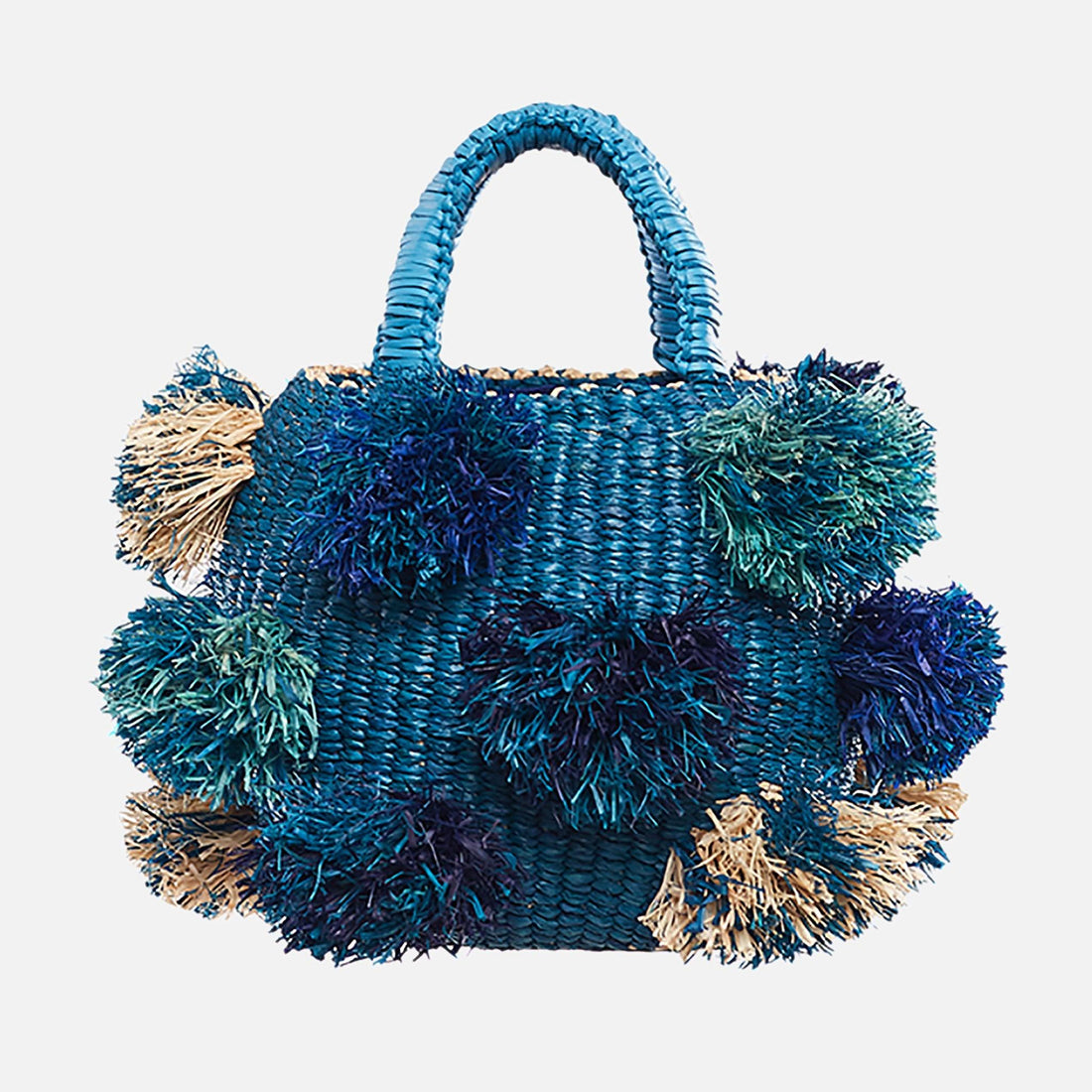 Pom Pom Bag Blue - 54kibo