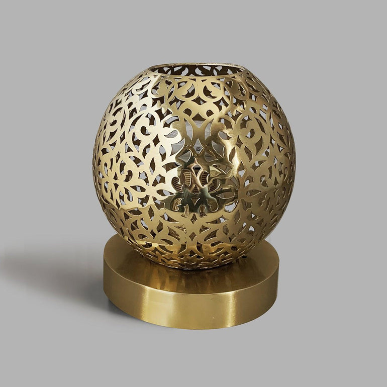 Riad Brass Metal Table Lamp