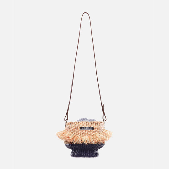 Round Straw Bag Raffia - 54kibo