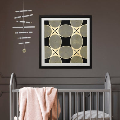 Royal Palm Black and Gold Wall Art - 54kibo