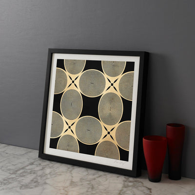 Royal Palm Black and Gold Wall Art - 54kibo
