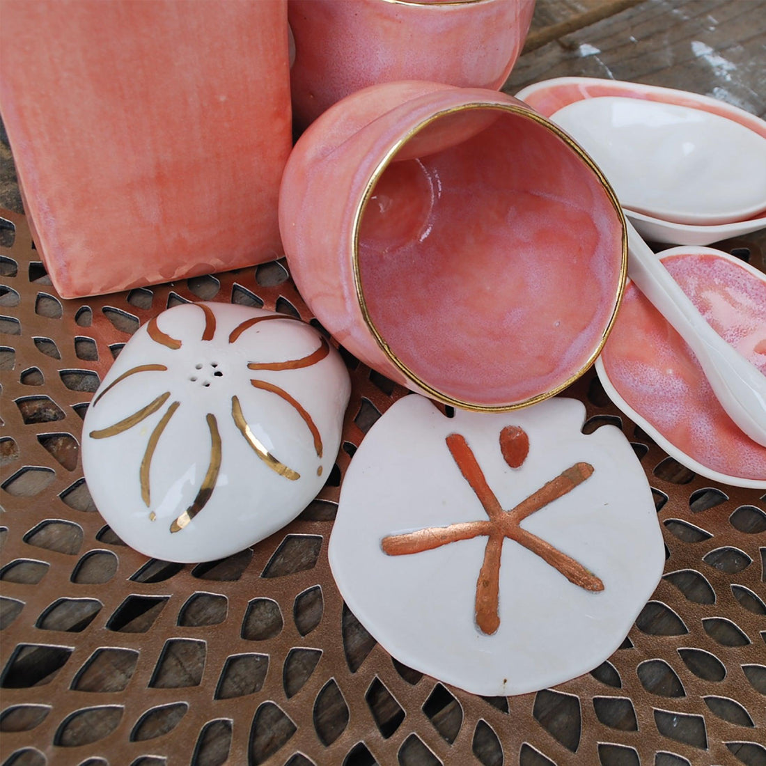 Sand Dollar Cute Salt and Pepper Shakers - 54kibo