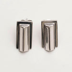 Silver Stud Earrings Bullion - 54kibo