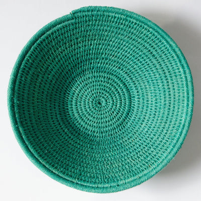 Sisal Emerald Basket Woven Bowl - 54kibo