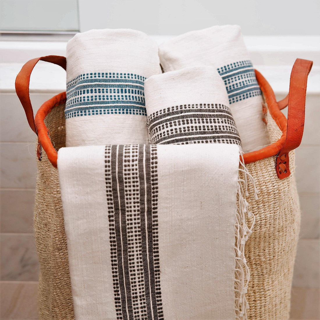 Tana Grey Bath Towels - 54kibo