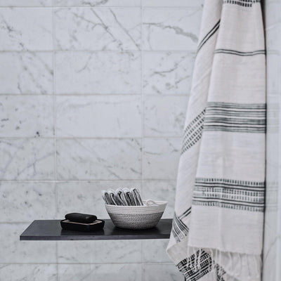 Tana Grey Bath Towels - 54kibo