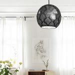 Warda Dome Ceiling Light in a living room - 54kibo