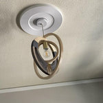 Woven Ring Globe Ceiling Light - 54kibo