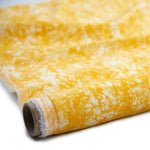 Yellow Stretch Velvet Fabric - 54kibo